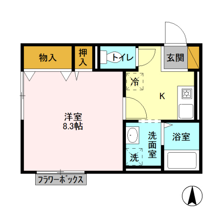 クレールⅡの間取り