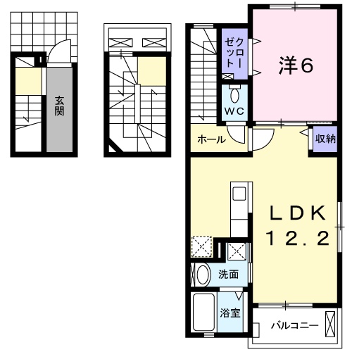 キルシュバオムの間取り