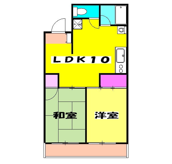 ハイム櫛引の間取り