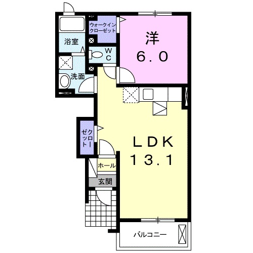 プロムナ-ドの間取り