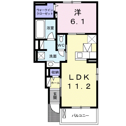 トゥール ドールの間取り