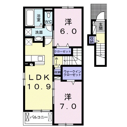 フェアリーズ ヒル Ⅰの間取り