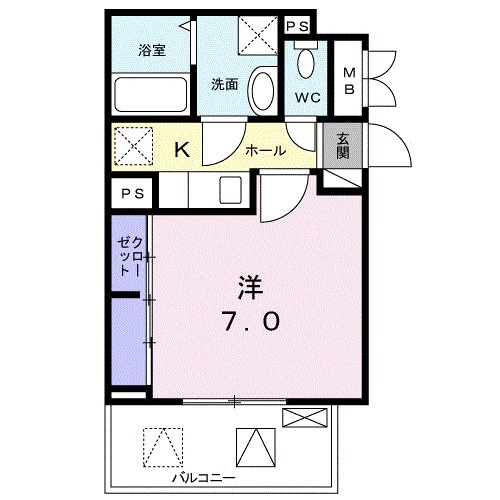 オンブラージュの間取り