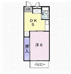 シティハイツさちの間取り