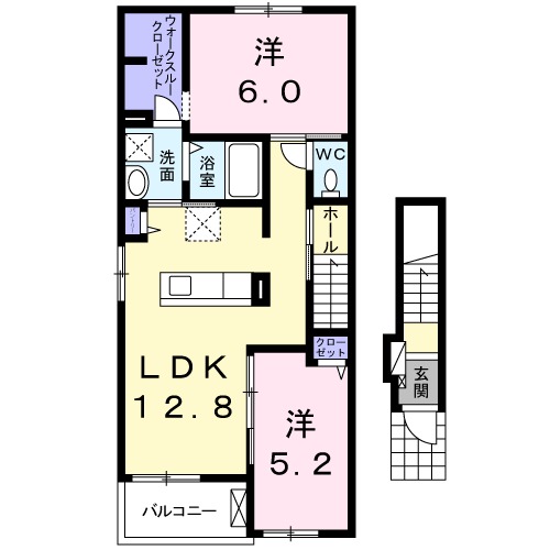 スプランドゥール Ⅰの間取り