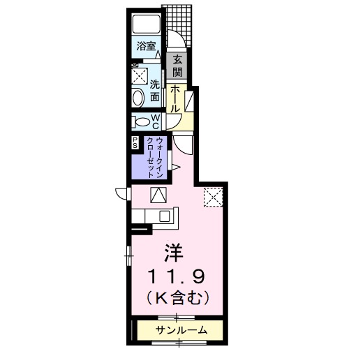 ラフォーレ・Aの間取り