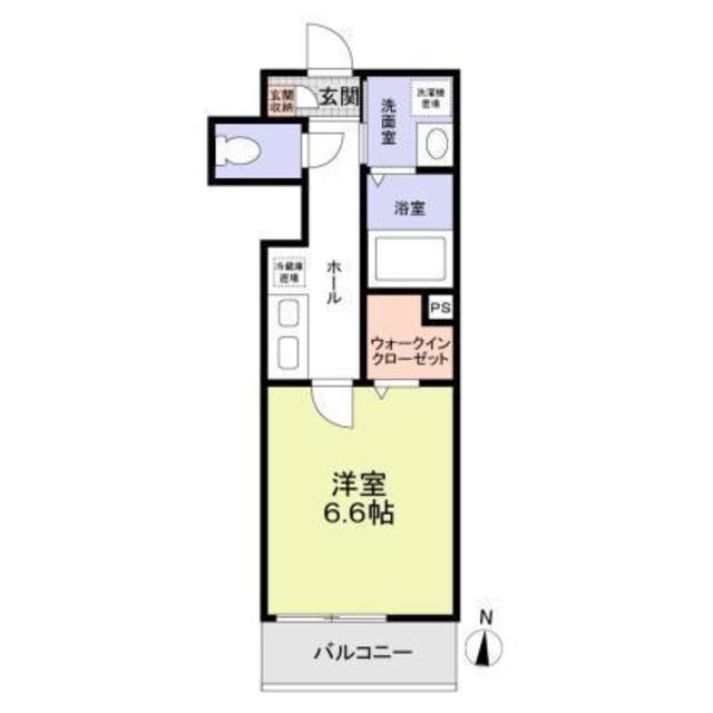 ＡＫピオニー・202号室の間取り