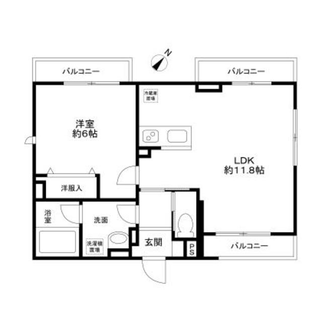 メゾン22 WESTの間取り