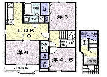 フロレスタⅡの間取り