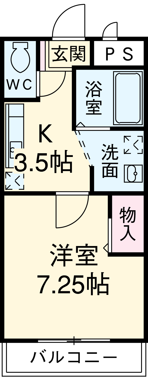エクステージの間取り