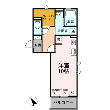 ボヌール東栄の間取り