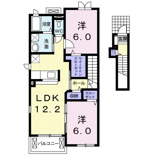 グランベルⅡの間取り