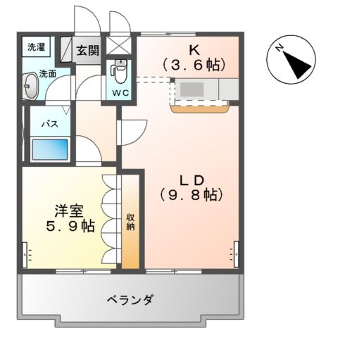 ルインズ・ヒル(RUINS・HILL)の間取り