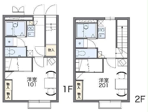 レオパレス山花の間取り