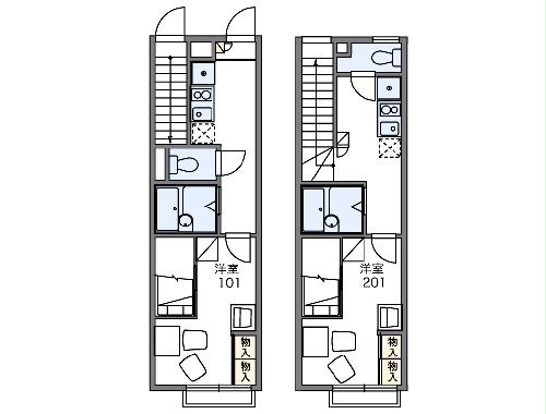 レオパレス山脇の間取り