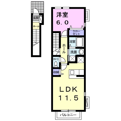 ヴィラプレッソの間取り