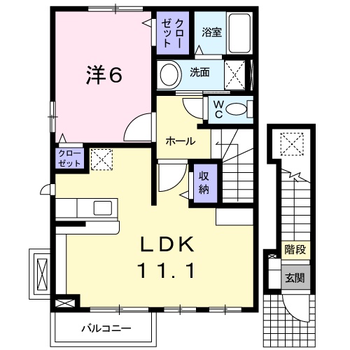 アンソレイエメゾンの間取り