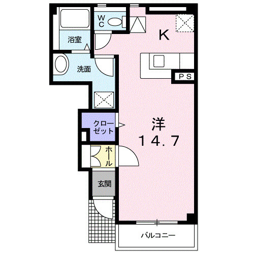 Pulito casaの間取り