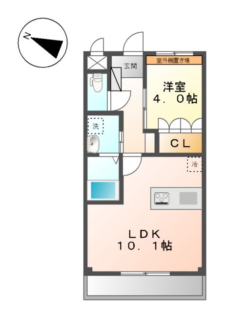 エトワール大和田の間取り