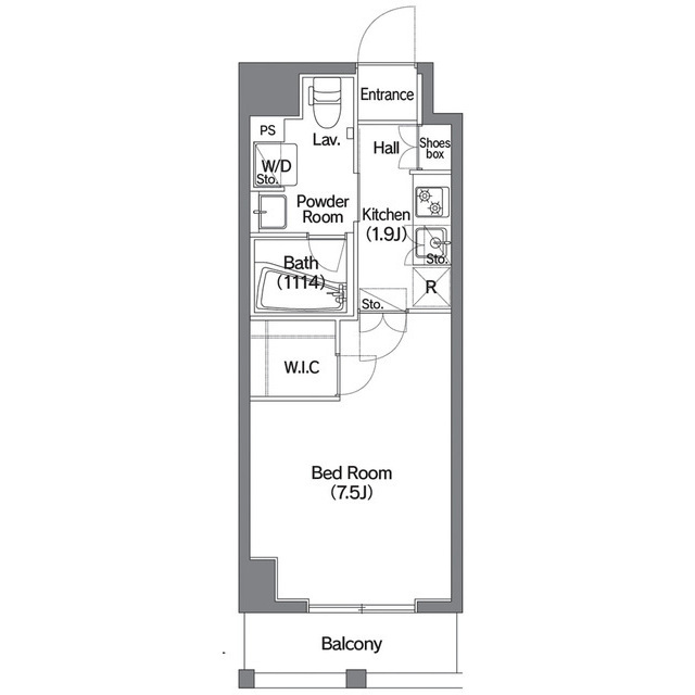 コンフォリア錦糸町DEUXの間取り