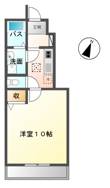 ブランジュ南逆井の間取り