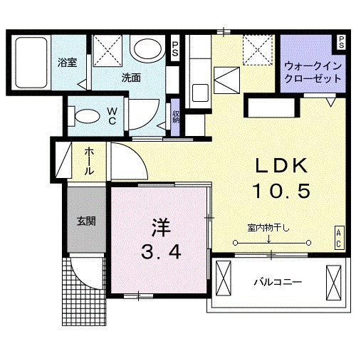 アトラクティブ プレイスの間取り