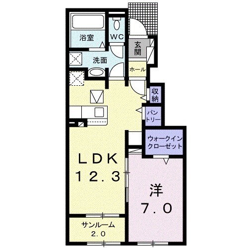 メゾン ド ノールの間取り
