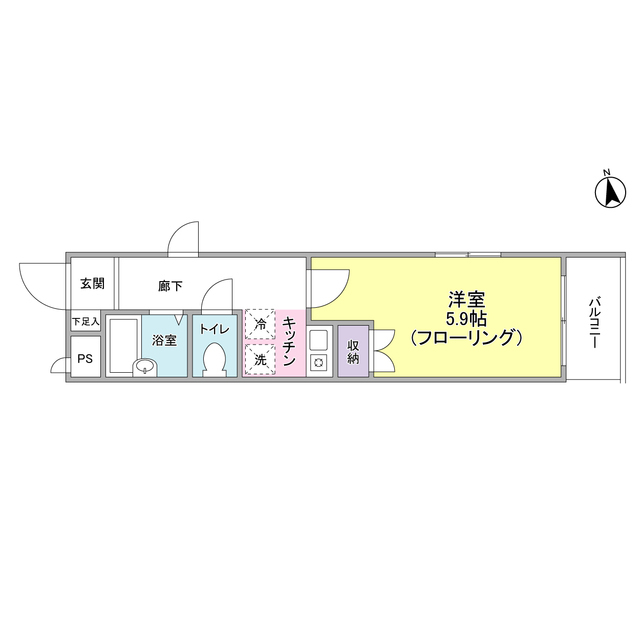 タケオグレース御苑の間取り
