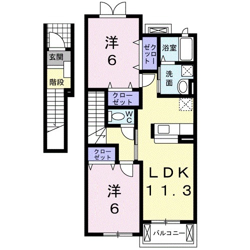 ミルトⅠの間取り