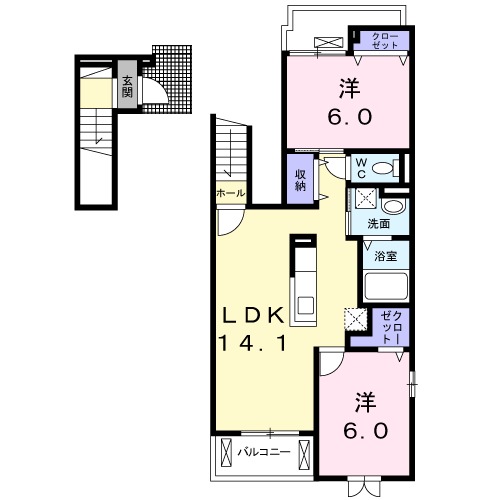 アーバンライフ・アオの間取り