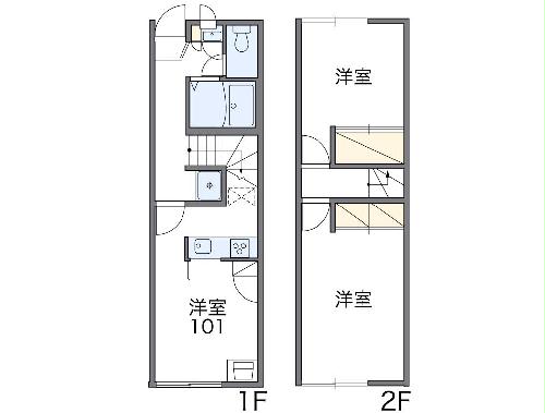 レオパレスマリーゴールドの間取り
