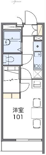 レオパレス宮山の間取り