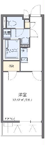 クレイノMOONⅠの間取り