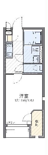 レオネクストアダチの間取り