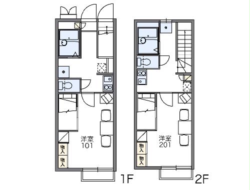 レオパレスクプクプの間取り