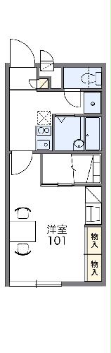 レオパレスコンフォートの間取り