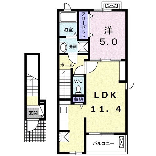 aqua marineの間取り