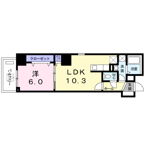 ルピナス昭和町の間取り
