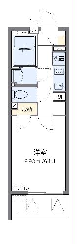 クレイノYUKA3の間取り