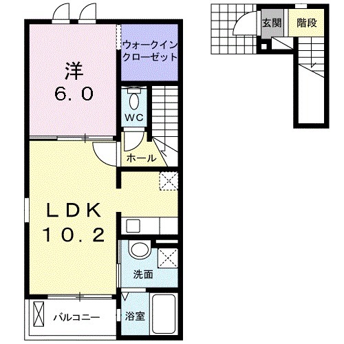 ハピネス メゾン 二日市の間取り
