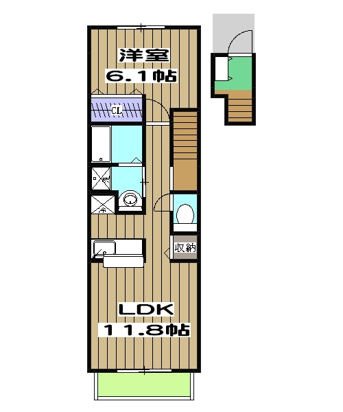 エコー桂の間取り