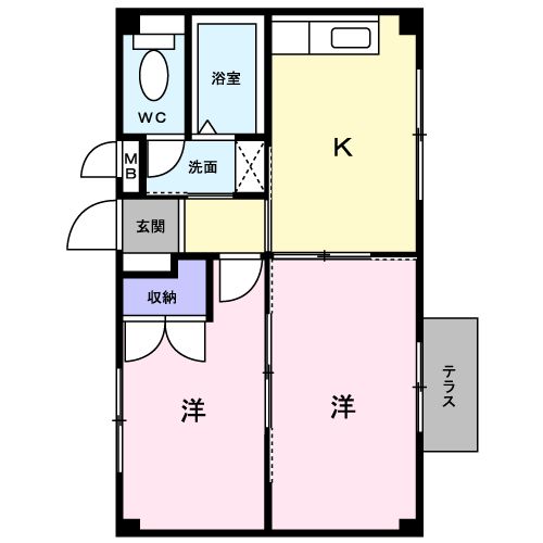 ハイツパルの間取り