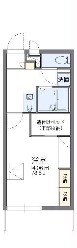 レオパレスベルエポックの間取り
