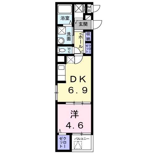 メゾンド・ファベルの間取り