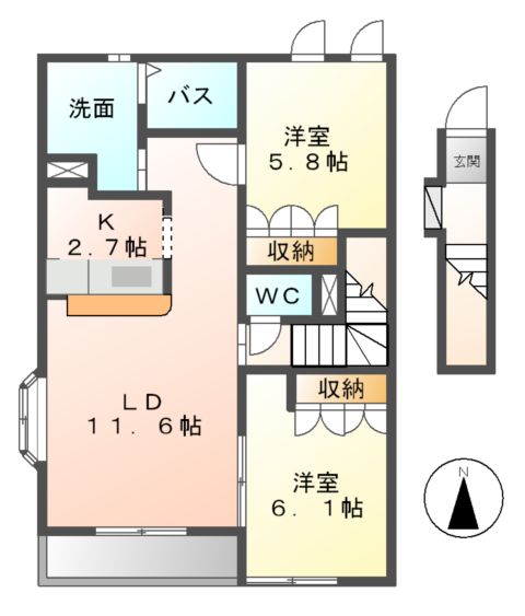 カーサ・ルミナスの間取り