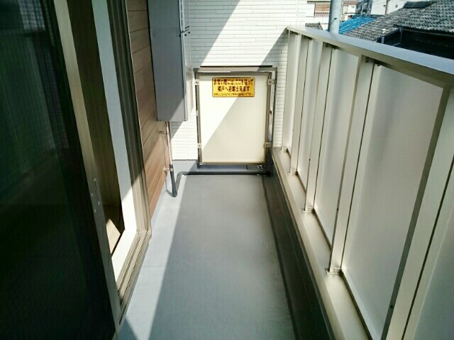 12/25 バルコニー