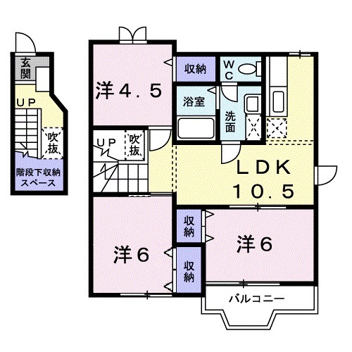 cote a cote sudの間取り