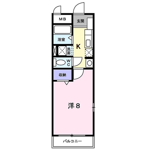 パラス卯兵衛の間取り