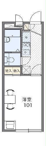 レオパレスISHIZUKAの間取り