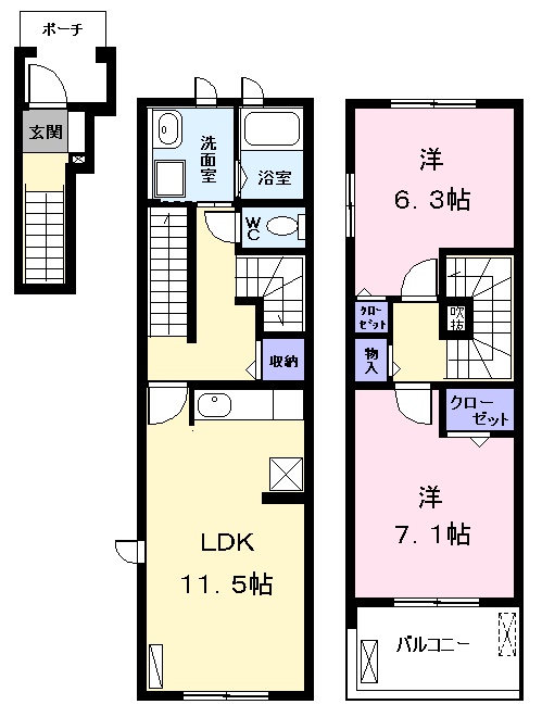 ベイ・プレイスⅠの間取り